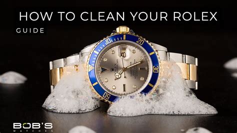 best way to clean my rolex submariner|how to clean rolex glasses.